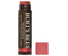 Burt's Bees – tonuotas lūpų balzamas Rose