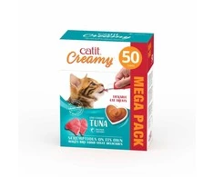 Catit - Creamy Premium Treat for Cats - Tuna - Mega Pack (50x10g)