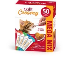 Catit - Creamy Premium Treat for Cats - Chicken - Multi Pack (50x10g)