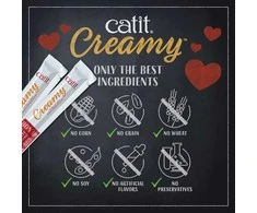 Catit - Creamy Premium Treat for Cats - Chicken - Multi Pack (50x10g)