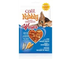 Catit - Nibbly Wraps Treat for Cats - Chicken &amp; Fish - 30g