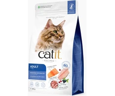 Catit - Receptai Premium sausas kačių maistas - suaugusioms žuvims - 400 gramų, geriausias iki 2026 m. gegužės 31 d.