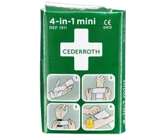 Sterilus žaizdų tvarstis 4-in-1 Mini 6cm x 3m, Cederroth