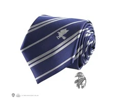 Distrineo Sas Harry Potter Haris Poteris - Ravenclaw - Prabangus kaklaraištis su metaliniu segtuku
