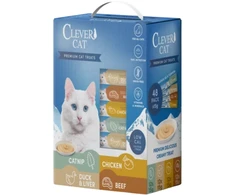Clever cat CleverCat - Creamy big pack 48 st x 15 gr with 4 variants
