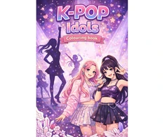 Colour by Chef Works „Chef Works“ spalva – „Målarbok“: „K-pop idols“ (915010)