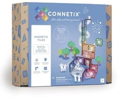 „Connetix“ – „Ball Run“ išplėtimo rinkinys – pastelinės spalvos – 80 detalių – (CT-P-00080-BR)