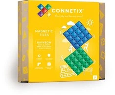 Connetix – Pagrindo plokštė – vaivorykštės mėlyna ir žalia (CT-R-BG002-BP)