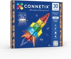 CONNETIX - Magnetinix konstruktorius šviesos raketa, 30d.