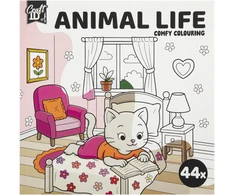 Craft ID - Colouring Book Cute &amp; Comfy - Animal Life
