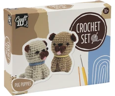 Craft ID - Crochey Kit Pug Dogs (CR175317)