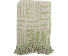 Usorteret Creative Collection - Velva Throw - Žalias - Recycled Cotton