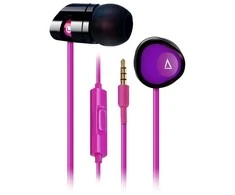 Ausinės su mikrofonu Creative MA 200  Įstatomos į ausis (In-ear tipo) violetinės
