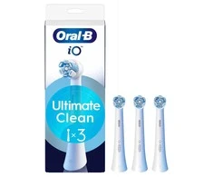 Oral-B iO Ultimate Clean pakaitiniai šepetėliai, 3 vnt., balti