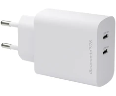 Dbramante1928 - ES sieninis įkroviklis - 2xUSB-C 45W - baltas