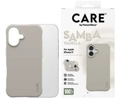 „Panzer Glass CARE by PanzerGlass“ madingas „Samba MagSafe“ dėklas, skirtas „iPhone 17“ – pilkas