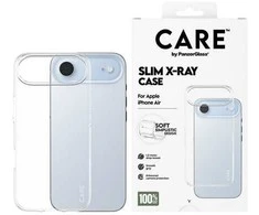 „Panzer Glass CARE by PanzerGlass“ madingas minkštas „X-Ray“ dėklas, skirtas „iPhone Air“ – permatomas