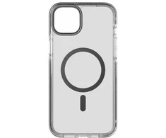 Dėklas Tech 21 „Tech21“ – „Evo Crystal MagSafe“ – „iPhone 14 Plus“ / „15 Plus“ – grafito spalvos