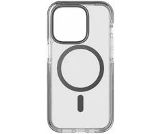 Dėklas Tech 21 Tech21 – Evo Crystal MagSafe iPhone 14 Pro dangtelis – skaidrus / grafito juodas