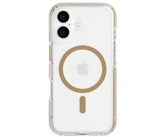 Dėklas Tech21 – Evo Crystal – Dangtis – iPhone 16 – MagSafe – Auksinis