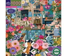 Eeboo - Dėlionė 1000 detalių - Anglų gėlių parduotuvė (EPZT440)