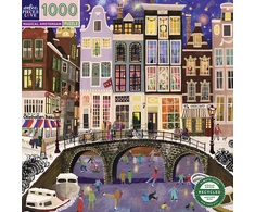 Dėlionė eeBoo - Puzzle 1000 pcs - Magical Amsterdam - (EPZTAMD