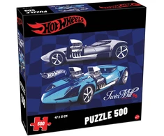 Hot Wheels - Dėlionė „Dvigubas malūnas“, 500 detalių (60993)