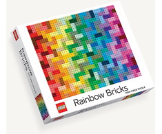 Dėlionė LEGO Rainbow Bricks 1000 dalys