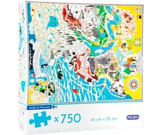 Moomin Muminukai - Dėlionė 750 detalių, Muminukų slėnis (40855368)