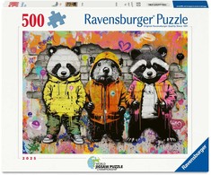 Dėlionė Ravensburger - Gyvūnų grafiti 500p (12001705)