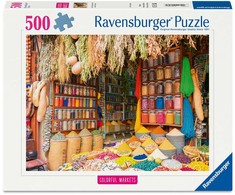 Ravensburger Dėlionė 500 vnt. - Spalvingi prieskoniai Maroke