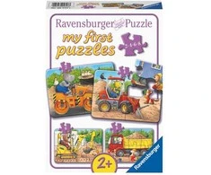 Dėlionė Ravensburger – Statybvietės gyvūnai – 2/4/6/8p (10105717)