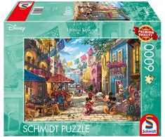 Dėlionė Schmidt Spiele,Disney Schmidt - Thomas Kinkade: Disney - Mikis ir Minė Meksikoje (6000 detalių)