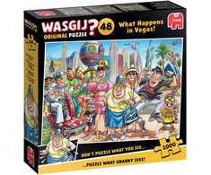 Dėlionė „Wasgij Original 48“ – Kas vyksta Las Vegase! (1000 detalių)