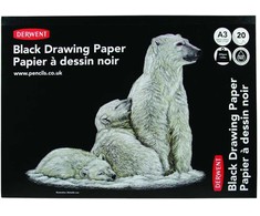 Clairefontaine Derwent Juodas Drawing Paper A3 - 200gram - 20 arkuszy
