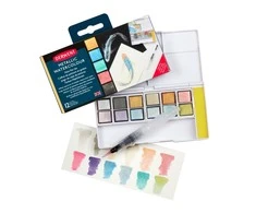 Derwent - Metallic Paint 12 Pan Palette (603058)
