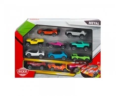Dickie Toys - Lietų transporto priemonių 10 vnt. pakuotė (203332000)