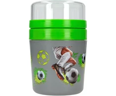 Dino World - Action World muslių puodelis - pilkas ir žalias - 500 ml