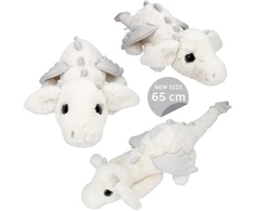 Dino World - Plush Dragon Baltas 65 cm (0414380)