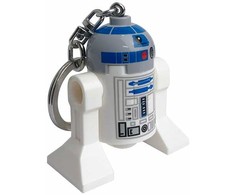 Disney LEGO - Raktų pakabukas su LED Žvaigždžių karai - R2-D2 (4005036-LGL-KE21)