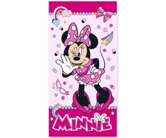 Rankšluostis Brandmac Disney Minnie Juokingi vonios rankšluosčiai, paplūdimio rankšluosčiai 70x140 cm