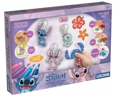 Disney „Stitch Angel“ – langų spalvos ir lipdukų menas (118816)