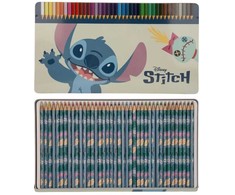 Disney Spalvotų pieštukų rinkinys „Stitch“ skardinėje dėžutėje – 40 vnt. (1833038)