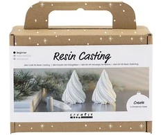 Diy Kit Mini Craft rinkinys – dervos liejimas, baltas, 1 pakuotė (977711)