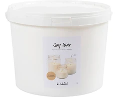 Diy Kit Sojų vaškas, Žvakėms konteineriuose, 5kg/ 1 pak. (73429)
