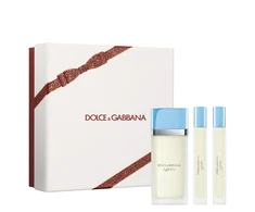 Dolce&amp;Gabbana Dolce &amp; Gabbana - XMAS Light Mėlyna EDT 50 ml + EDT 10 ml + EDT 10 ml - Dovanų rinkinys