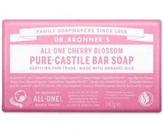 Dr. Bronner's - Kietasis muilas „Vyšnių žiedai“ 140 g