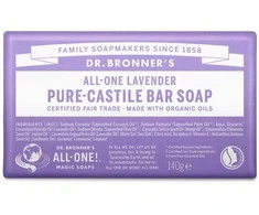 Dr. Bronner's - Levandų kvapo muilo gabaliukas 140 g