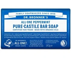 Dr. Bronner's - Pipirmėčių skonio muilo gabaliukas 140 g