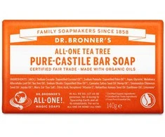 Dr. Bronner's - Arbatmedžio muilo gabaliukas, 140 g